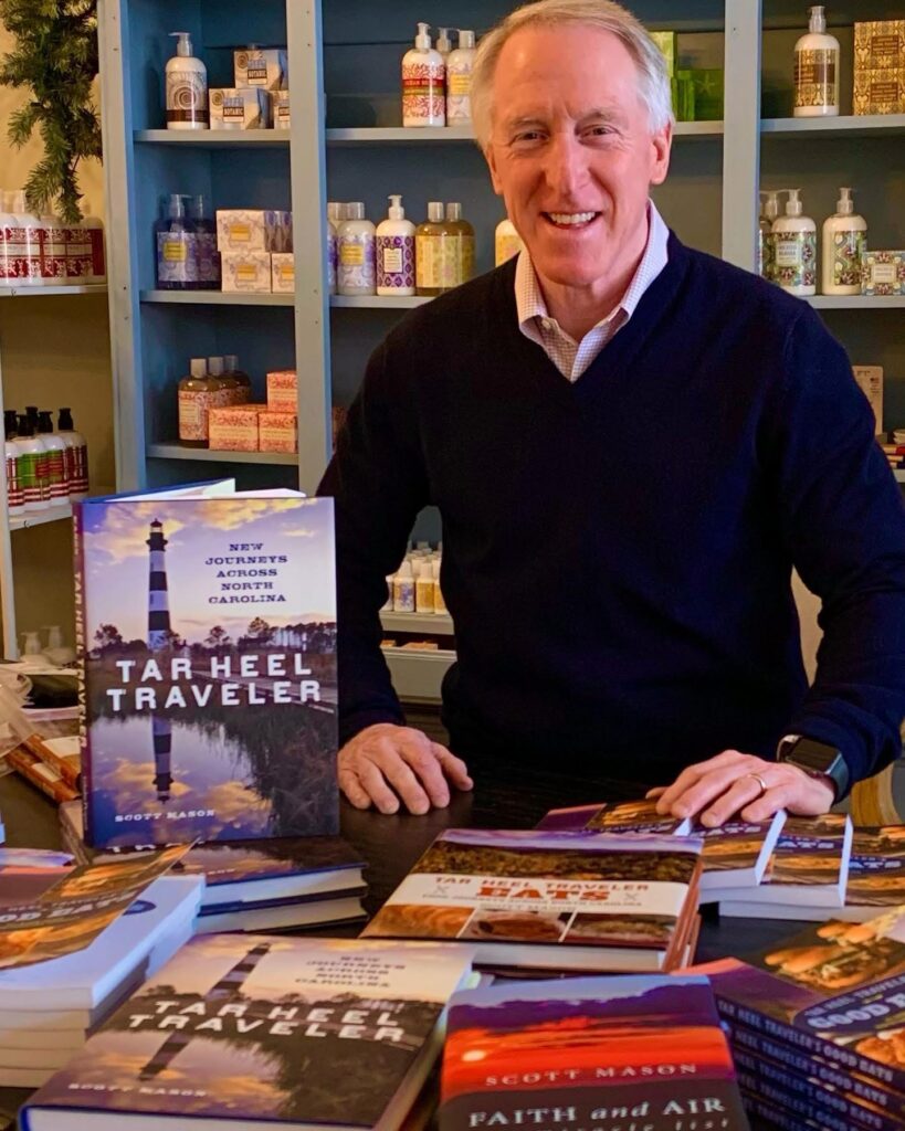 Scott Mason with books